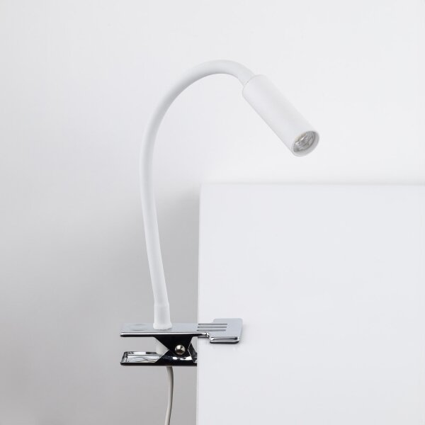 LED Lampa s Klipom LAGOS 1xG9/3W/230V biela