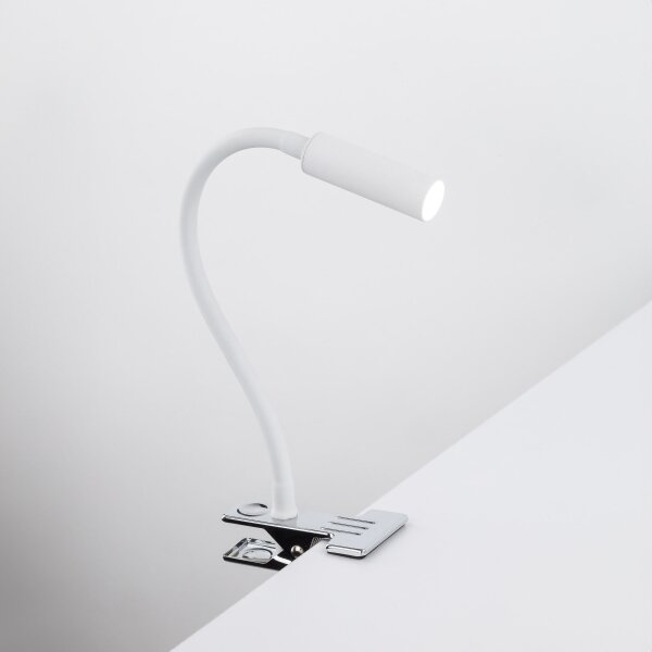 LED Lampa s Klipom LAGOS 1xG9/3W/230V biela