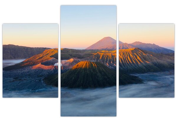 Obraz hory Bromo v Indonézii (90x60 cm)