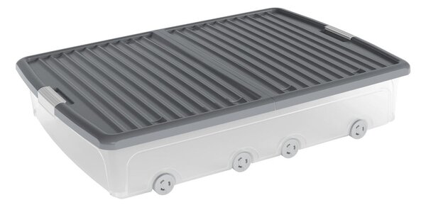 Plastový úložný box pod posteľ s vekom 79x58x16, 5 cm W box underbed XL – KIS