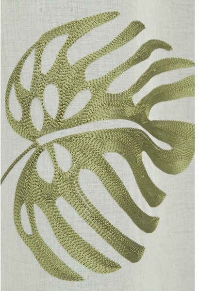 Bielo-zelená voálová záclona 135x245 cm – Sehlbach