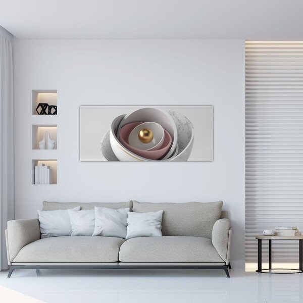 Obraz - Zlatá perla (120x50 cm)