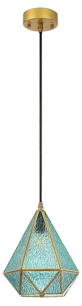 Rabalux 72244 - Luster na lanku NORAH 1xE14/40W/230V modrá/zlatá