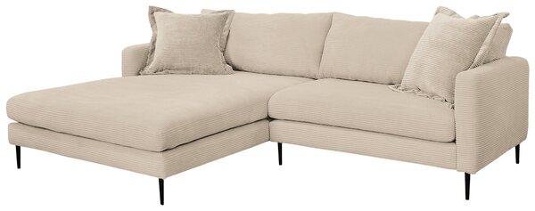 ROHOVÁ SEDAČKA, textil, krémová P & B - Sedačky, Online Only