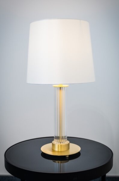 Argon 8540 - Stolná lampa HAMPTON 1xE27/15W/230V biela