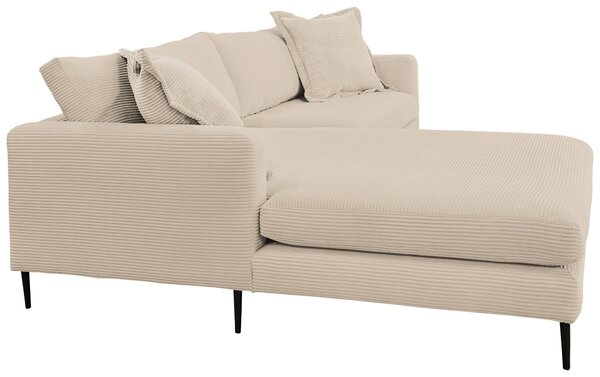 ROHOVÁ SEDAČKA, textil, krémová P & B - Sedačky, Online Only
