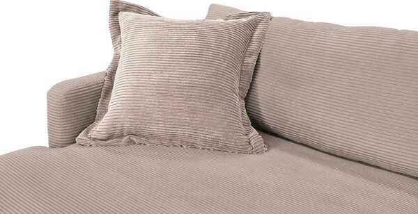 ROHOVÁ SEDAČKA, textil, svetlohnedá P & B - Sedačky, Online Only