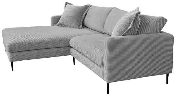 ROHOVÁ SEDAČKA, textil, sivá P & B - Sedačky, Online Only