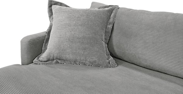 ROHOVÁ SEDAČKA, textil, sivá P & B - Sedačky, Online Only