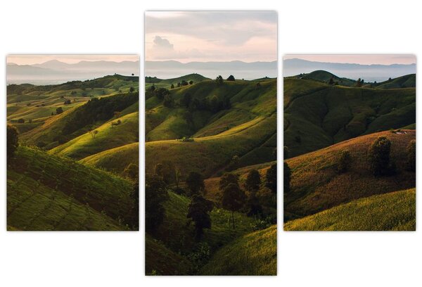 Obraz - Výhľad na thajské kopčeky (90x60 cm)