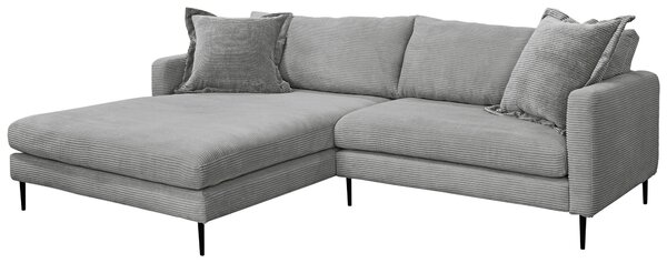 ROHOVÁ SEDAČKA, textil, sivá P & B - Sedačky, Online Only