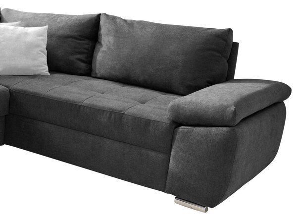 SEDACIA SÚPRAVA, textil, antracitová P & B - Sedačky, Online Only