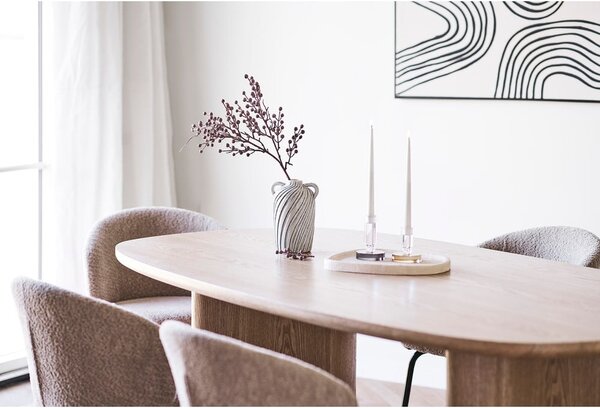 Jedálenský stôl v dekore jaseňa 110x210 cm Serra – House Nordic