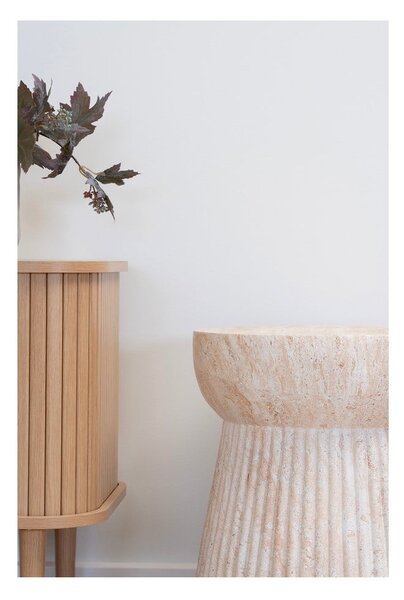 Kamenný okrúhly záhradný stolík ø 37 cm Bonn – House Nordic