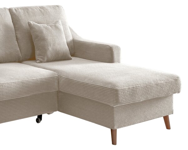 ROHOVÁ SEDAČKA, textil, béžová P & B - Sedačky, Online Only