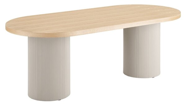 Jedálenský stôl s doskou v dekore jaseňového dreva 100x220 cm Solva – House Nordic