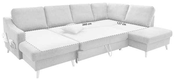 SEDACIA SÚPRAVA, textil, béžová P & B - Sedačky, Online Only