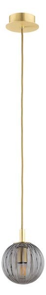 Argon 8512 - Luster na lanku PALOMA 1xE14/7W/230V pr. 12 cm zlatá/čierna