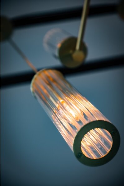 Argon 8489 - Luster na lanku HAMPTON 1xE14/7W/230V zlatá