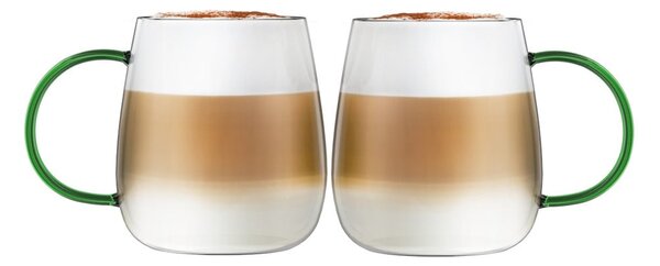 Hrnčeky na cappuccino v súprave 2 ks 400 ml Bolla – Vialli Design