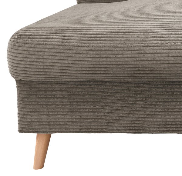 SEDACIA SÚPRAVA, textil, sivohnedá P & B - Sedačky, Online Only