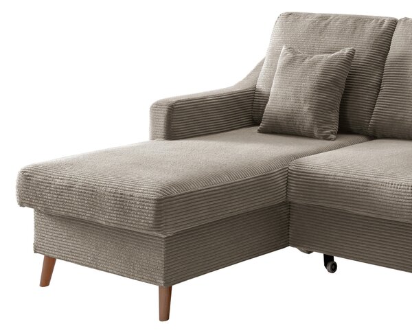 ROHOVÁ SEDAČKA, textil, sivohnedá P & B - Sedačky, Online Only