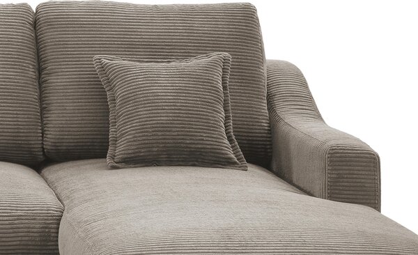 SEDACIA SÚPRAVA, textil, sivohnedá P & B - Sedačky, Online Only
