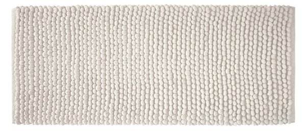 Biela kúpeľňová predložka 50x120 cm Aspen Bobble – Bianca