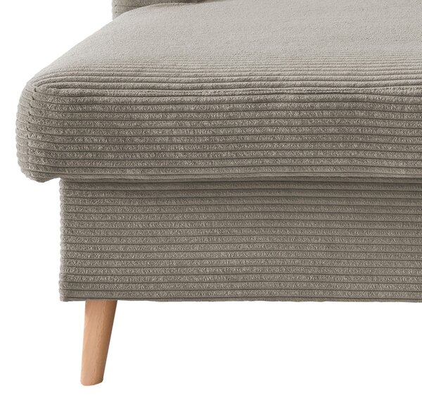 ROHOVÁ SEDAČKA, textil, sivohnedá P & B - Sedačky, Online Only