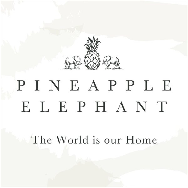 Modré závesy v súprave 2 ks 168x229 cm Suri Geo – Pineapple Elephant