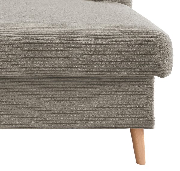 ROHOVÁ SEDAČKA, textil, sivohnedá P & B - Sedačky, Online Only