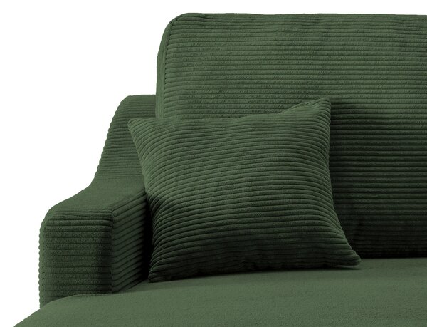 ROHOVÁ SEDAČKA, textil, tmavozelená P & B - Sedačky, Online Only