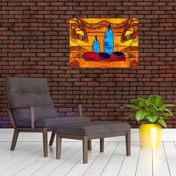 Obraz - Staroveká maľba (70x50 cm)