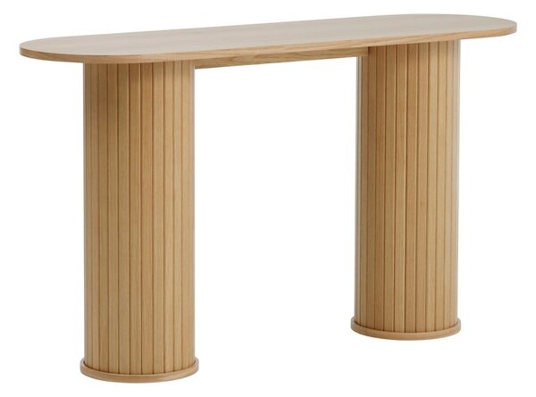 Konzolový stolík v prírodnej farbe 40x130 cm Nola – Unique Furniture