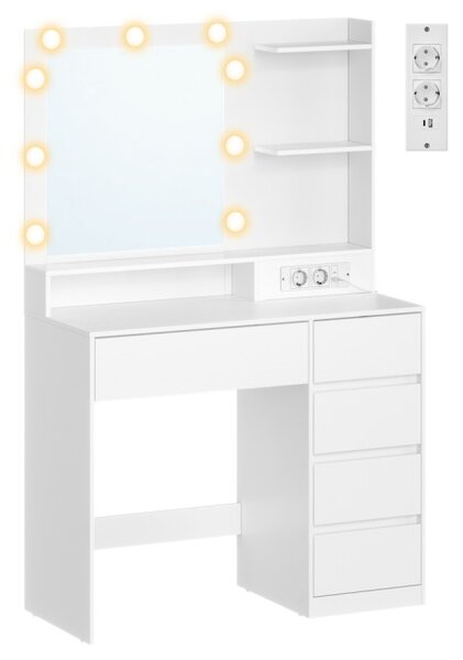Toaletný stolík s LED zrkadlom RDT241WB01