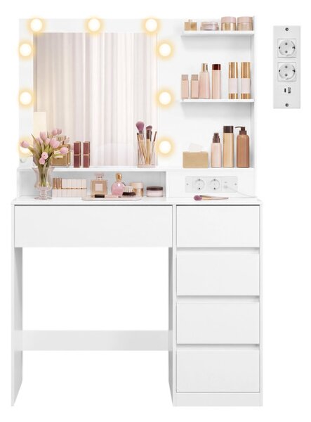 Toaletný stolík s LED zrkadlom RDT241WB01