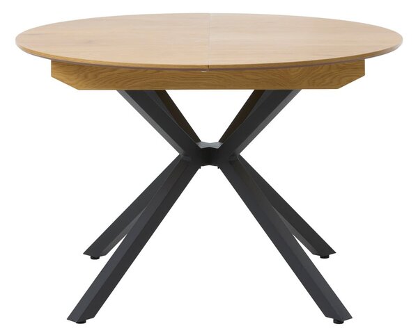 Okrúhly rozkladací jedálenský stôl s prídavnou doskou ø 120 cm Cesura – Unique Furniture
