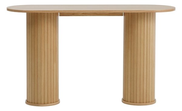Konzolový stolík v prírodnej farbe 40x130 cm Nola – Unique Furniture
