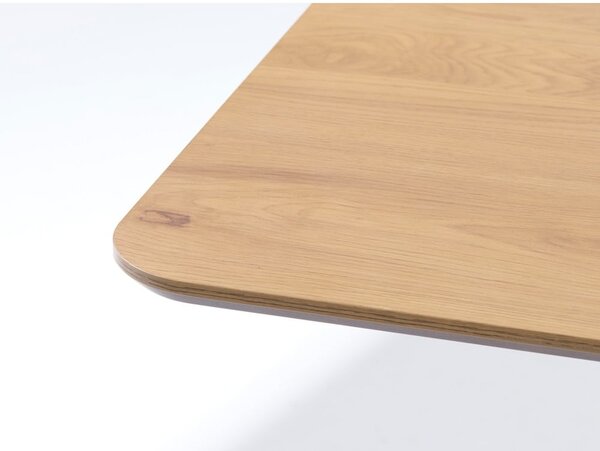 Jedálenský stôl s doskou v dubovom dekore 90x160 cm Cesura – Unique Furniture