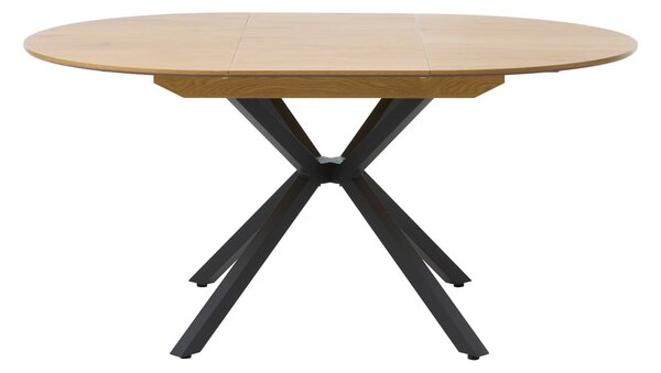 Okrúhly rozkladací jedálenský stôl s prídavnou doskou ø 120 cm Cesura – Unique Furniture