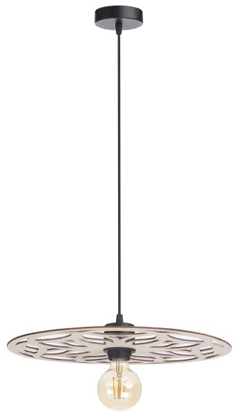 Luster na lanku FALCO 1xE27/60W/230V pr. 40 cm béžová