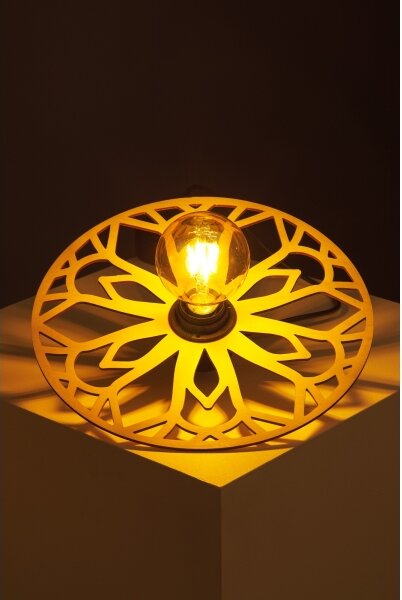 Luster na lanku FALCO 1xE27/60W/230V pr. 30 cm béžová