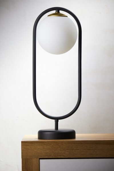 Jupiter 2044 - Stolná lampa IGON 1xE14/40W/230V čierna