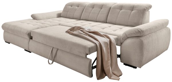 ROHOVÁ SEDAČKA, textil, béžová P & B - Sedačky, Online Only