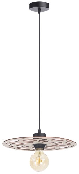 Luster na lanku FALCO 1xE27/60W/230V pr. 30 cm béžová