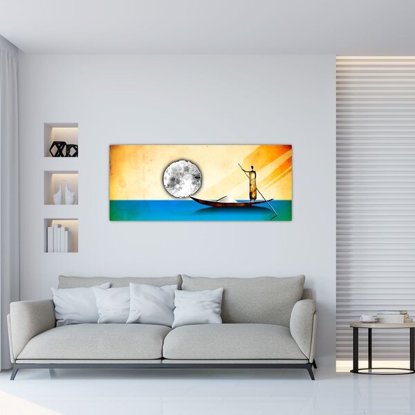 Obraz - Staroveká maľba (120x50 cm)
