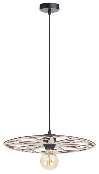 Luster na lanku FALCO 1xE27/60W/230V pr. 40 cm béžová