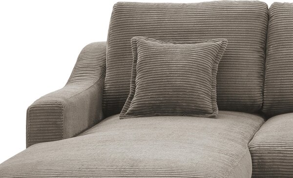 SEDACIA SÚPRAVA, textil, sivohnedá P & B - Sedačky, Online Only