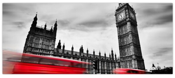 Obraz - Londýnske Houses of Parliament (120x50 cm)