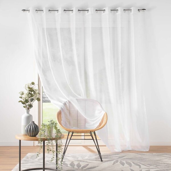 Biela voálová záclona 300x240 cm Lissea – douceur d'intérieur